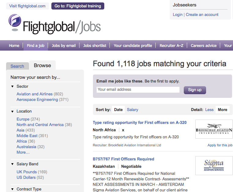 Flightglobal jobs