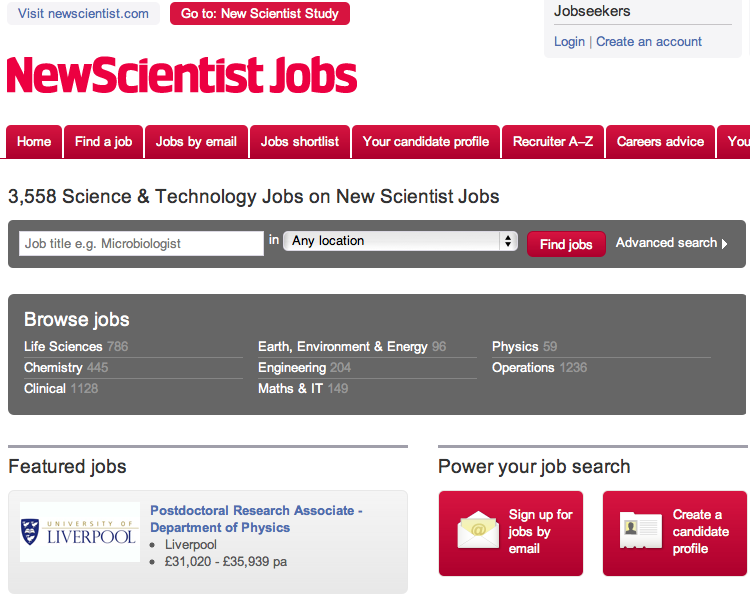 New Scientist Jobs