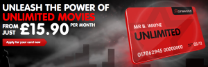 Cineworld Unlimited Card