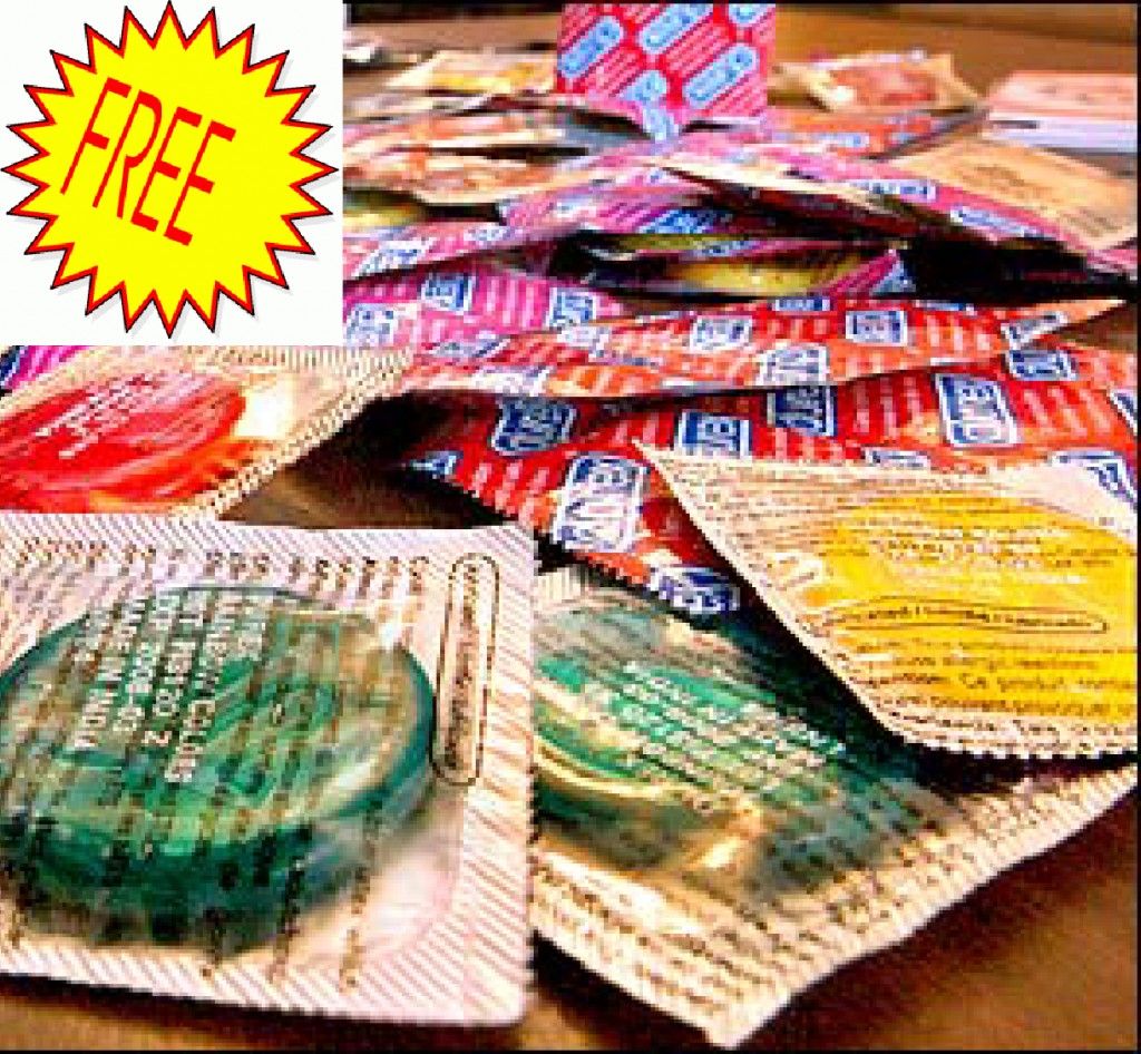 way to get free condoms in London Broke in London