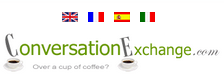 Through ConversationExchange.com you can have three types of language exchange