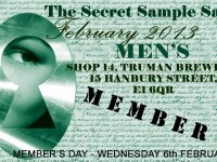 Men's February Secret Sample Sale