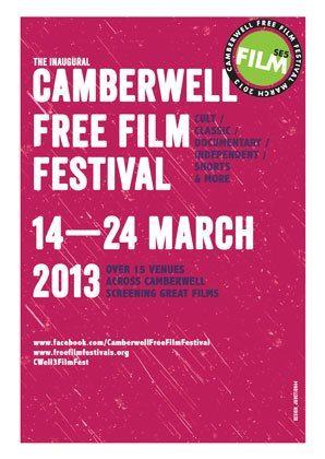 The Camberwell Free Film Festival will take place from 14-24 March 2013, promoting free film screenings in interesting local venues across London SE5.