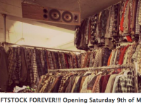 For 1 week, starting on Saturday 9th of March, visit The East End Thrift Store and stuff as much as vintage clothing that you can into a bag for £10 or £20.