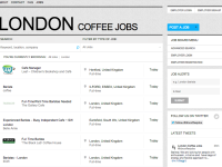 London Coffee Jobs Board