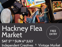 Hackney Flea Market July 2014 Poster