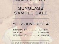 Sample Sales in London 2014