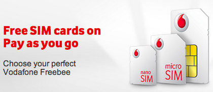 Get a Free UK Mobile Number - Vodafone Free SIM Card