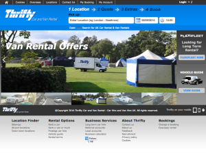 Thrifty Car Rental UK Review