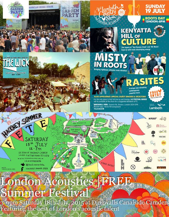 Free Events in London this Weekend 17-19 July 2015