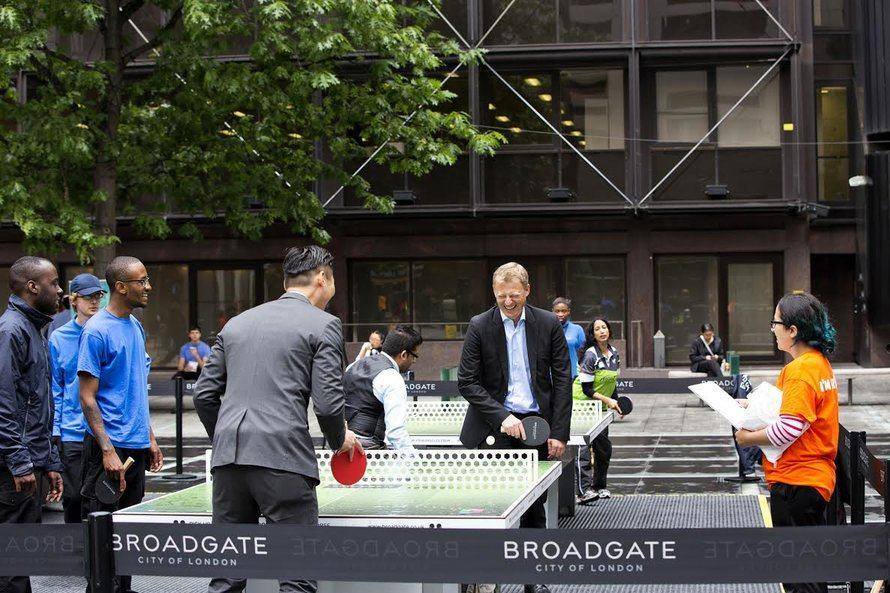 Broadgate, London, is hosting Ping! in the City