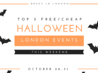 Top 5 Halloween cheap/free things to do
