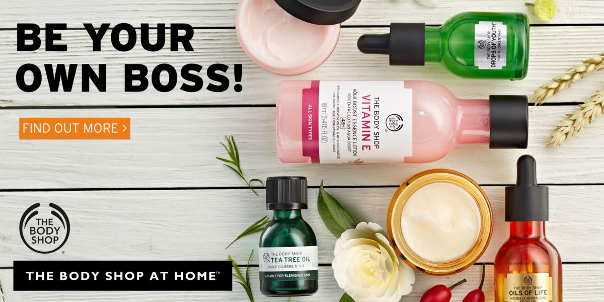 Become your own boss with The Body Shop