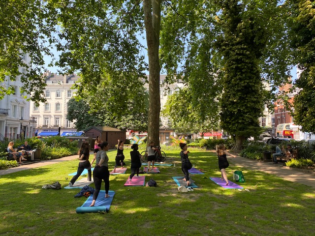 Free Outdoor Yoga in Paddington Every Tuesday throughout Summer